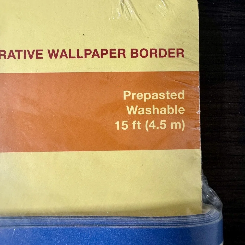 Kids Prepasted Wallpaper Border‎ Sports 15ft Baseball Soccer, Football NEW